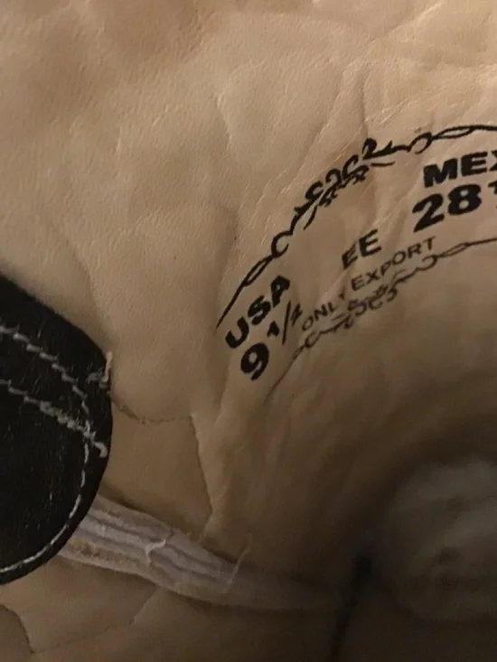 Los Altos Boots 9 1/2 EE PYTHON- Natural - Picture 9 of 15